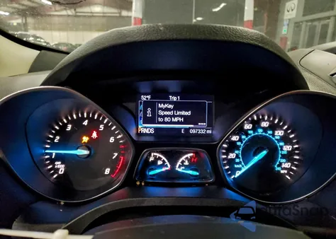 2016 Ford Escape Se из США, поврежденный, VIN 1FMCU0G7XGUB51141